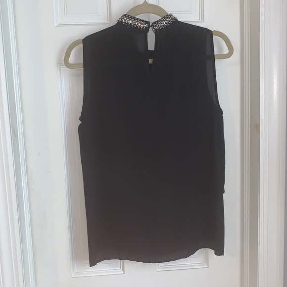 Zara Embellished Tank Black - Picture 2 of 5